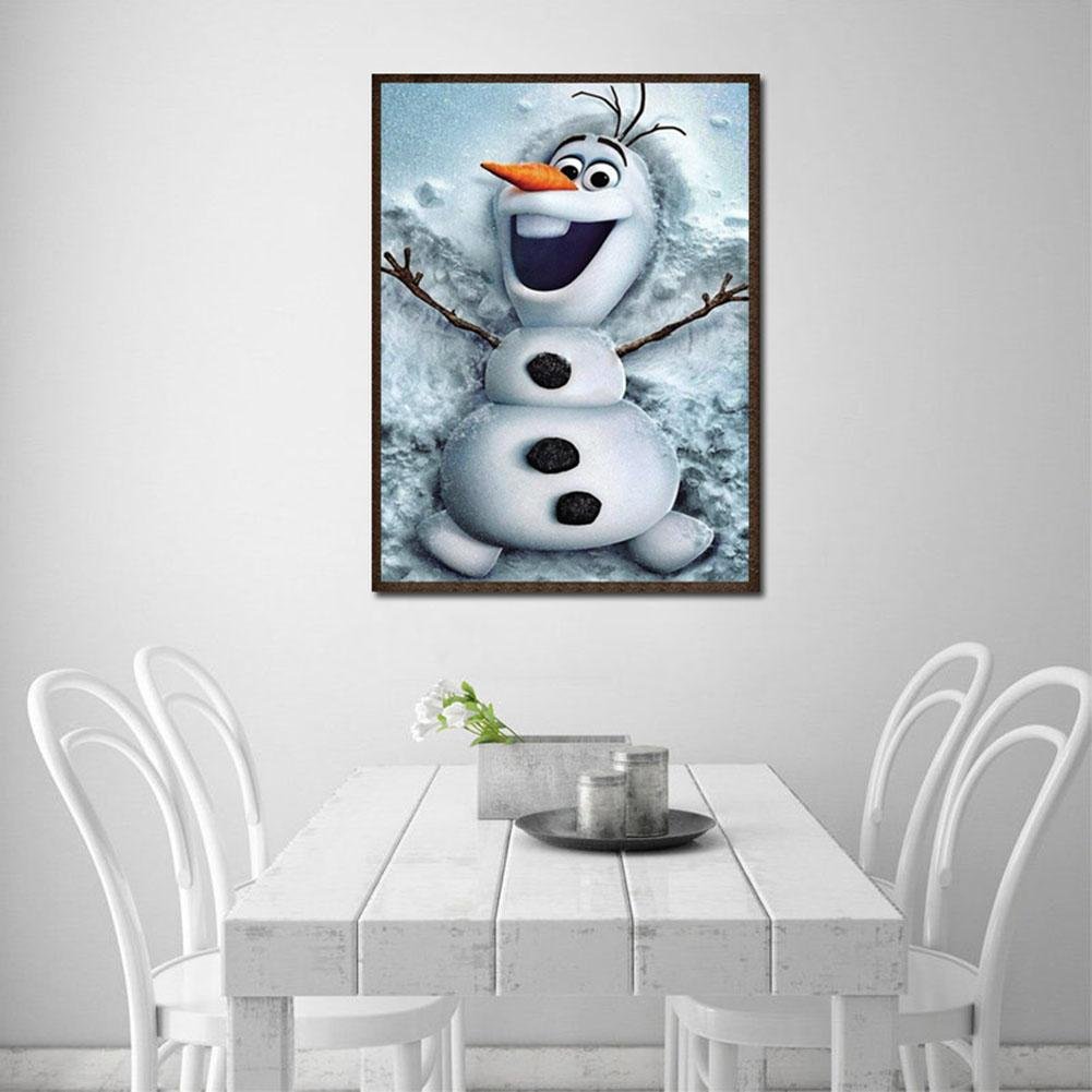 Pintura Diamante - Volta Parcial - Cute Olaf