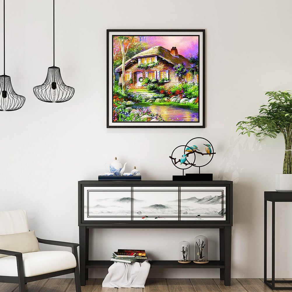 Diamond Painting - Full Round - Beautiful House B