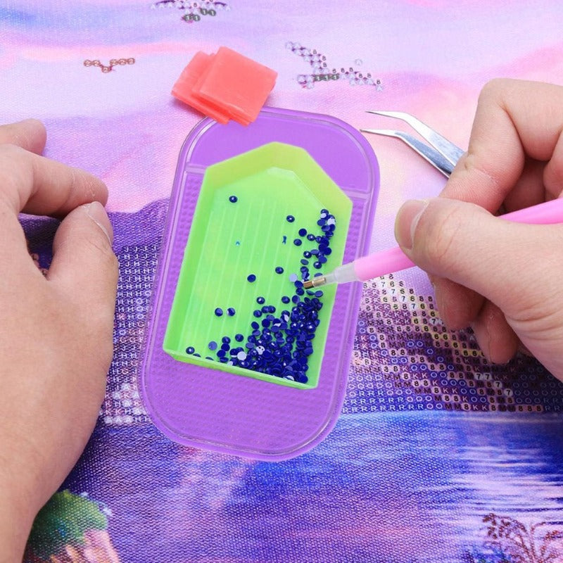 1 pc Anti Slip Diamond Painting Tray Random Color Shipment