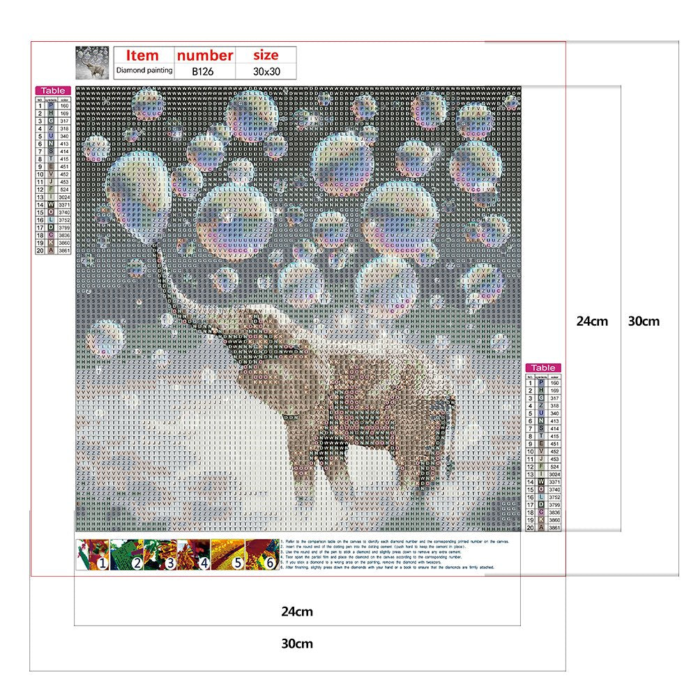 Diamond Painting - Full Round - Elephant B