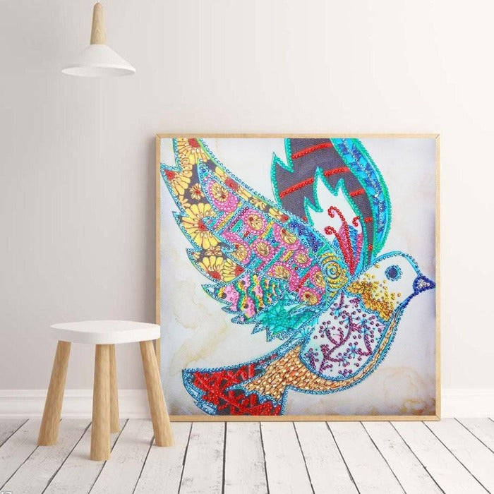 Flying Bird Crystal Rhinestone art deco diamond painting kits