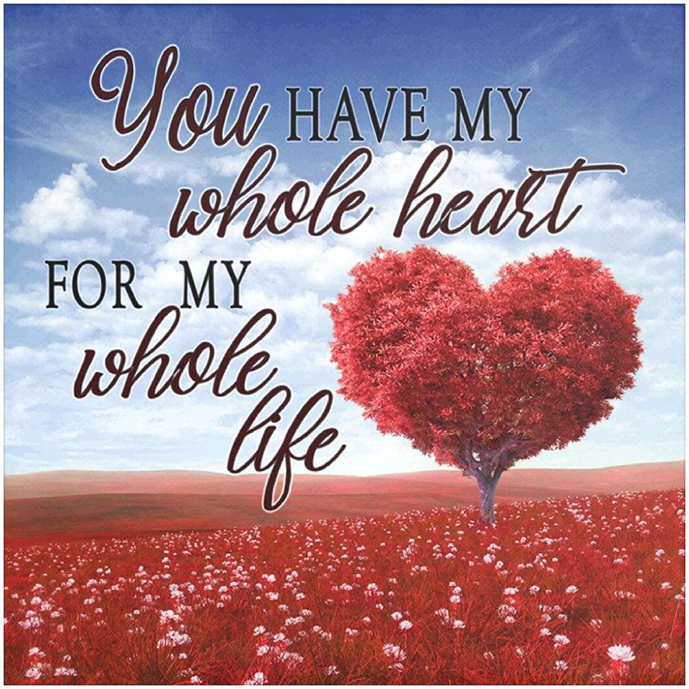5D Diamond Painting Kit - Full Round - Red Heart Tree
