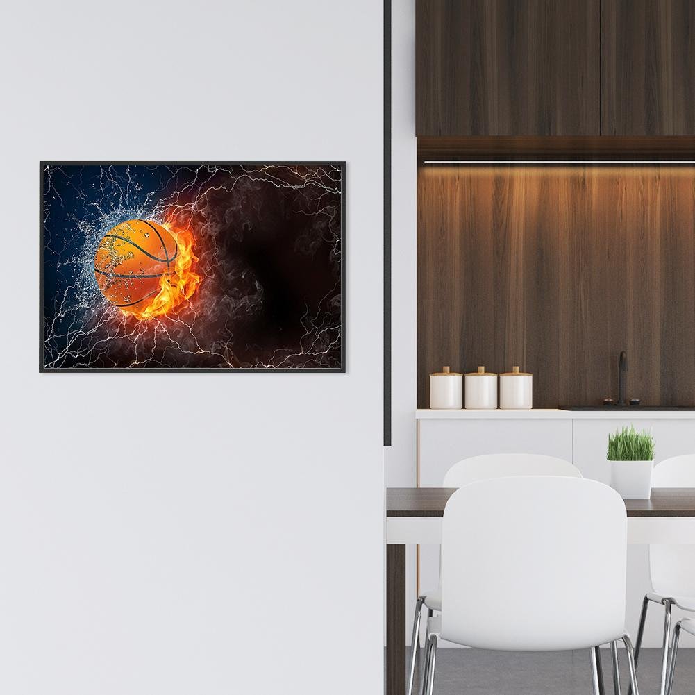 Diamond Painting - Full Round - Basketball