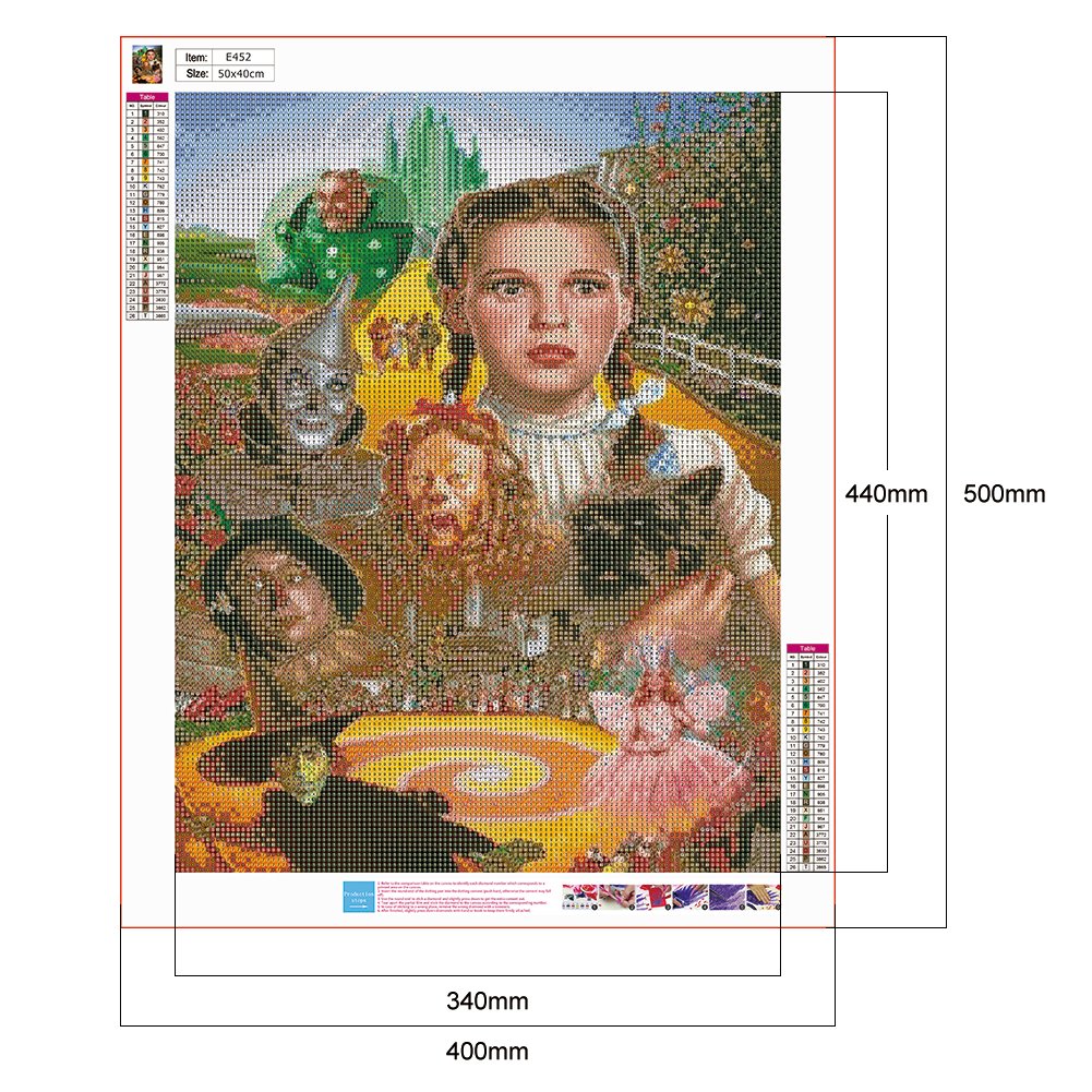 Pintura Diamante - Rodada Completa - Menina Sonhadora