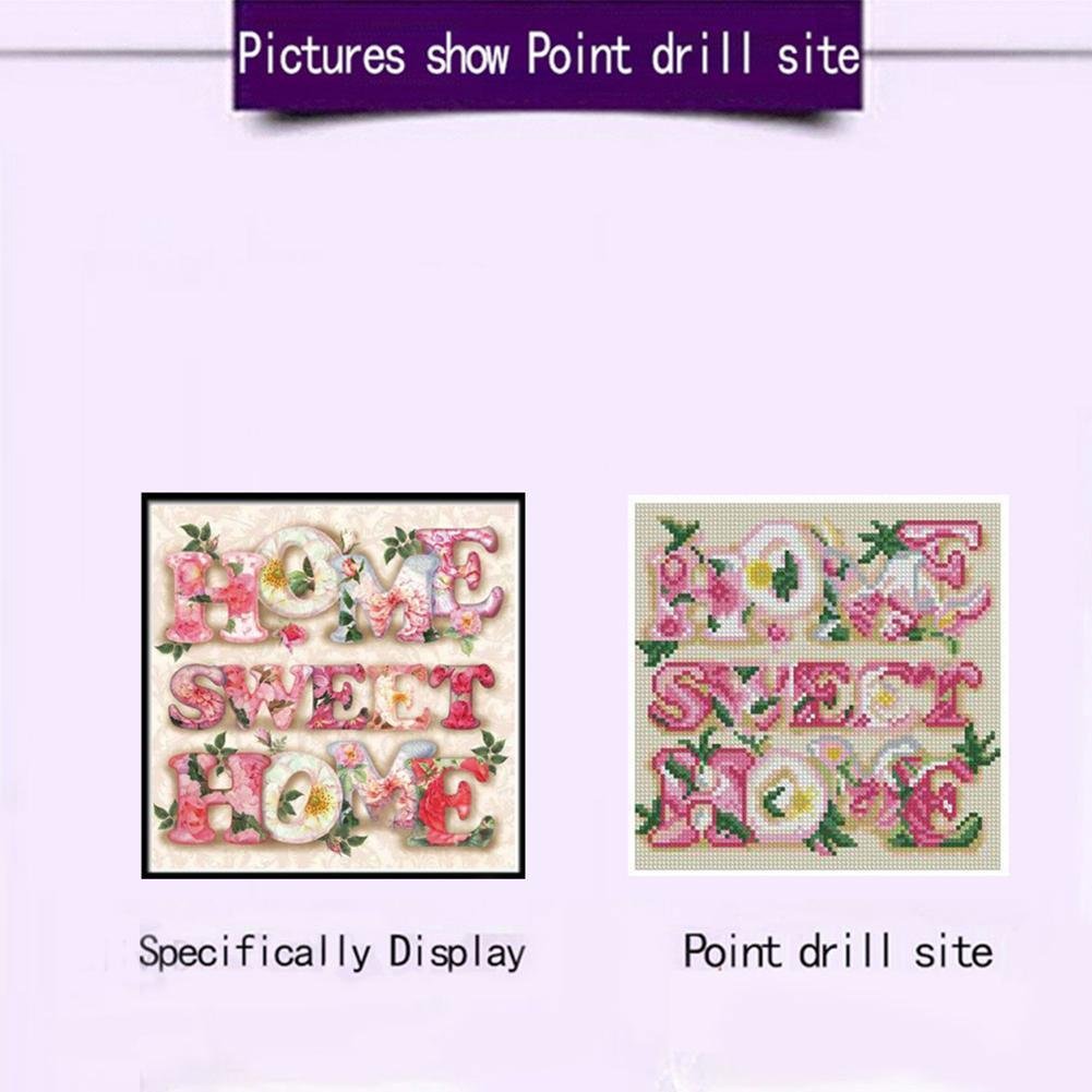 Diamond Painting - Full Round - Home Sweet Home 1