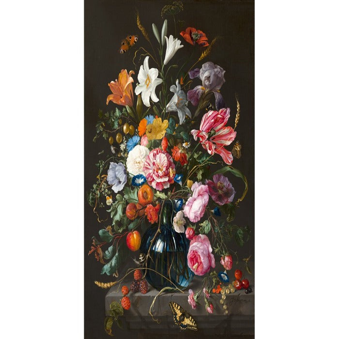 Oil Paint By Numbers Colorful Flower DIY Picture Painting