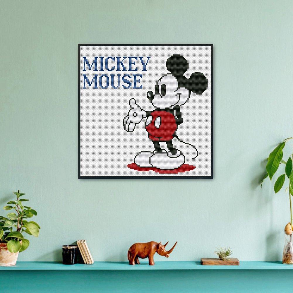 11ct Stamped Cross Stitch - Cartoon Mouse (30*30cm)
