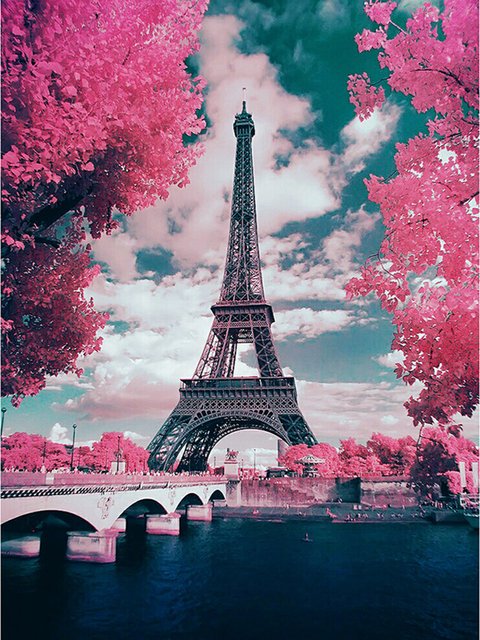 Diamond Painting Full Drill Eiffel Tower