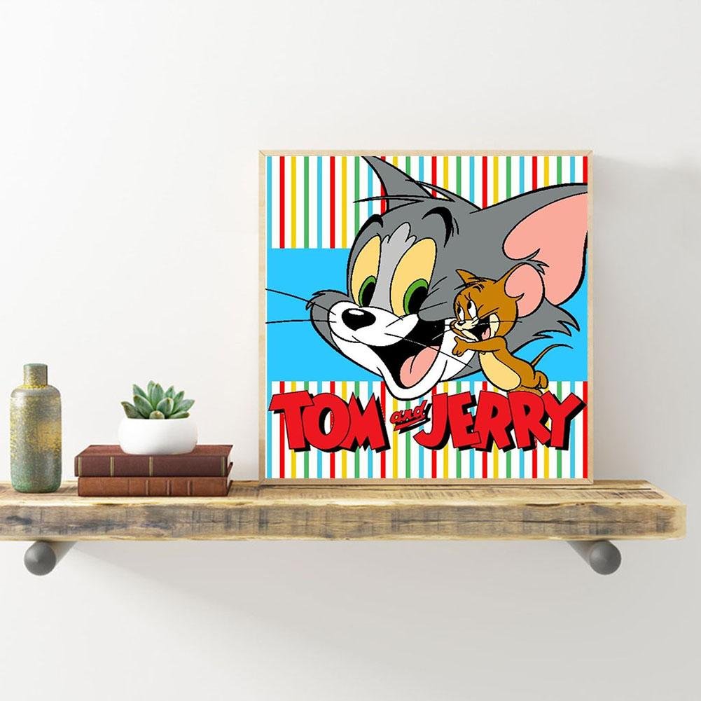 5D DIY Diamond Painting Kit - Full Round - Tom & Jerry