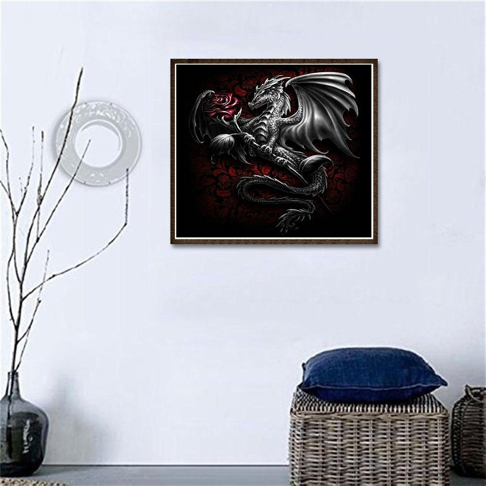 Diamond Painting - Full Round - Flying Dragon