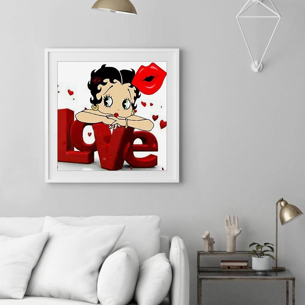 5D DIY Diamond Painting Kit - Full Round - Betty Boop (40*40cm)