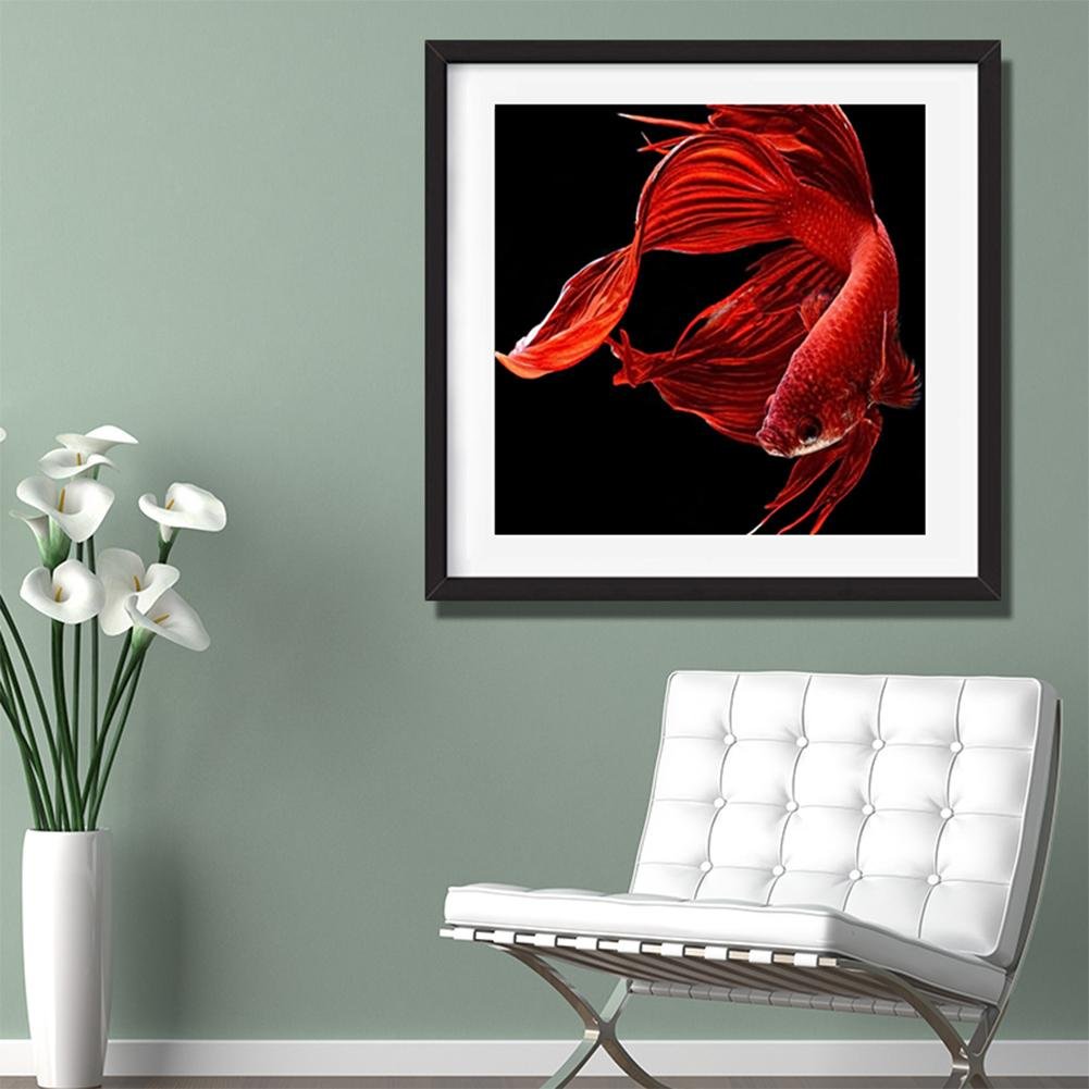 Diamond Painting - Full Round - Red Fish