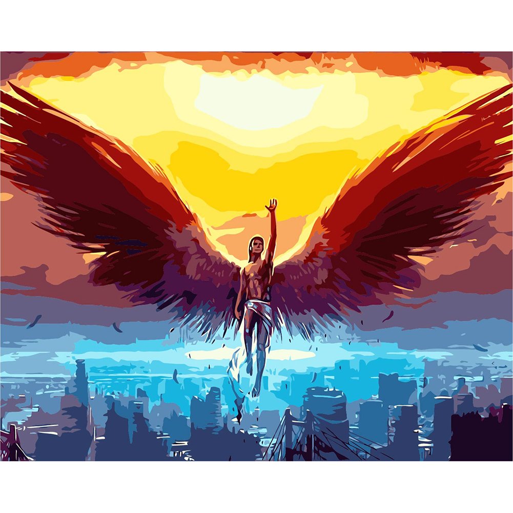 Paint By Number Oil Painting Wings Man (40*50cm)