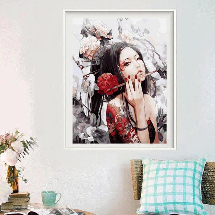 Ancient Beauty Acrylic Paint By Numbers