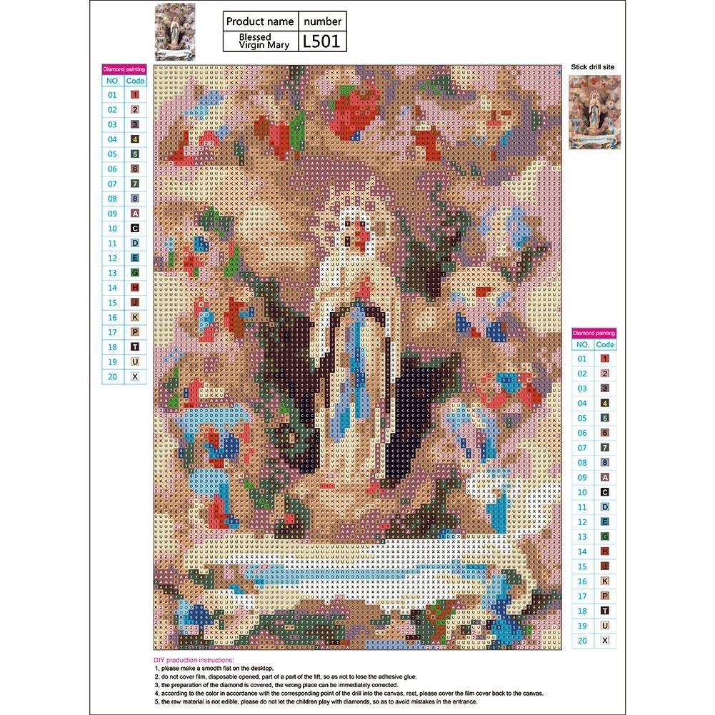 Pintura Diamante - Rodada Completa - Religião