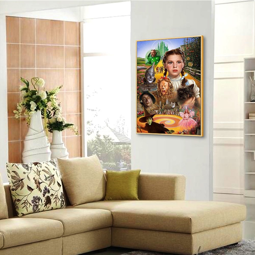 Pintura Diamante - Rodada Completa - Menina Sonhadora