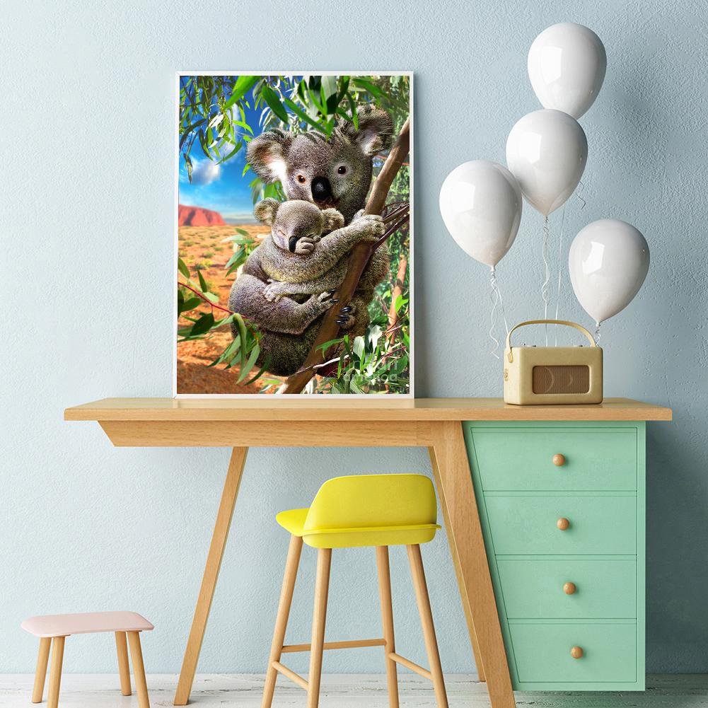 Diamond Painting - Full Round - Koala