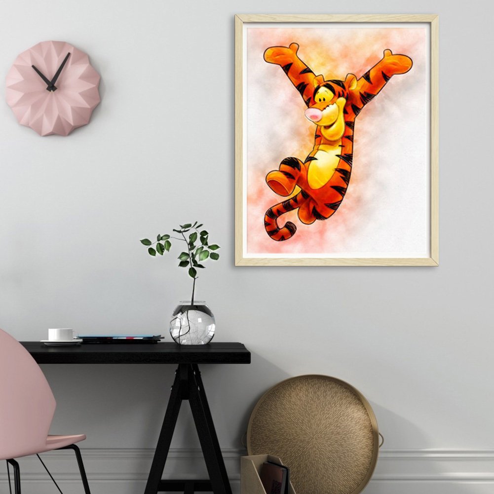 Diamond Painting - Full Round - Tigger