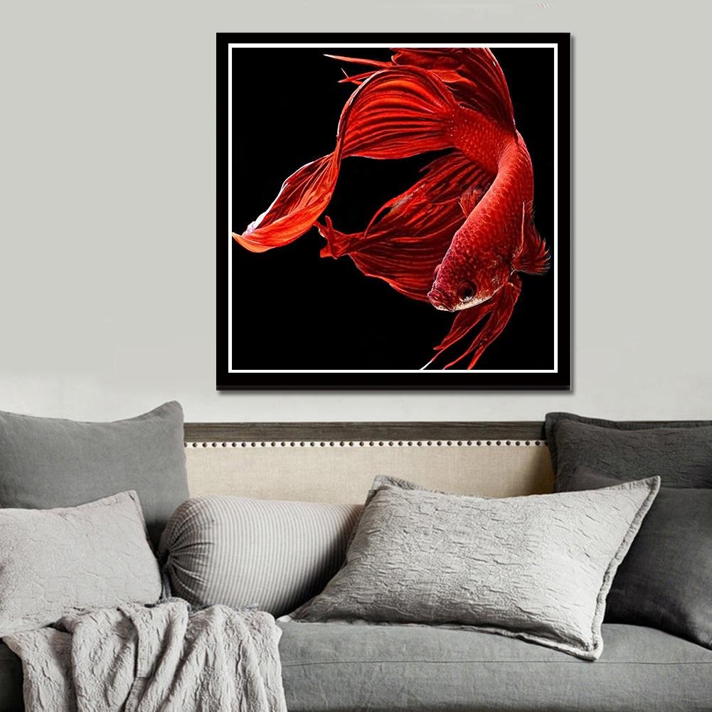 Diamond Painting - Full Round - Red Fish