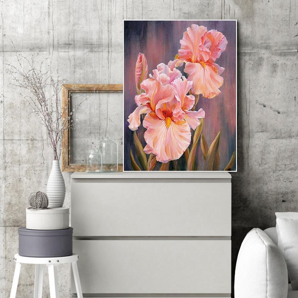 Diamond Painting - Full Round - Pink Flower A