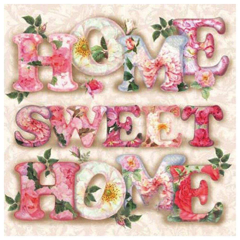 Diamond Painting - Full Round - Home Sweet Home 1