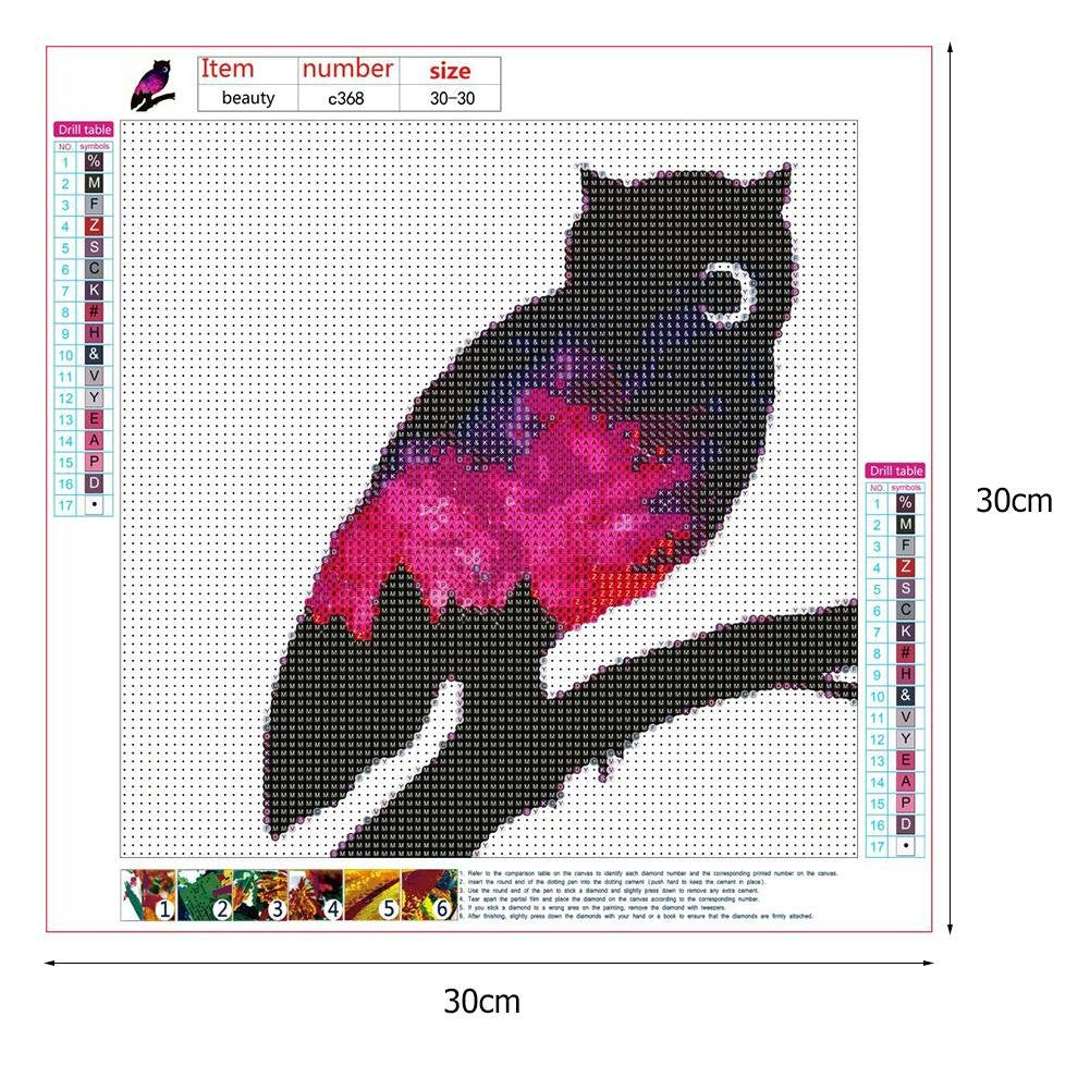 Diamond Painting - Full Round - Owl 2