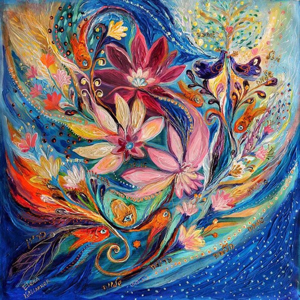 Diamond Painting - Full Round - Exaggerated Flower