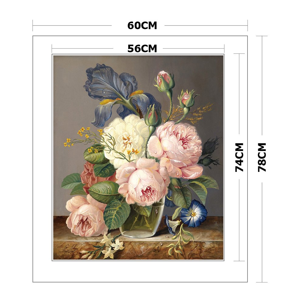11ct Stamped Cross Stitch - Flower (60*78cm)