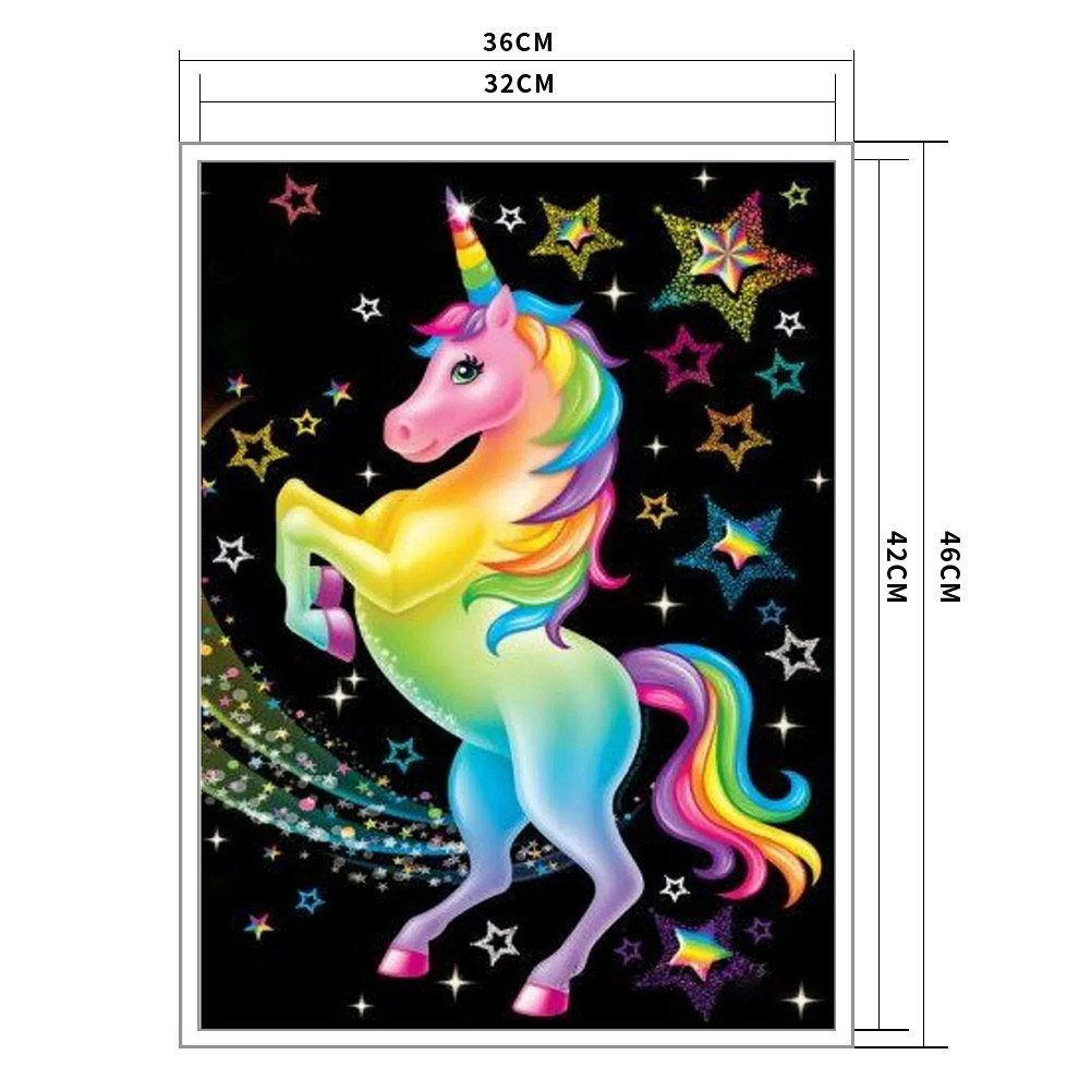 11ct Stamped Cross Stitch - Unicorn (46*36cm)
