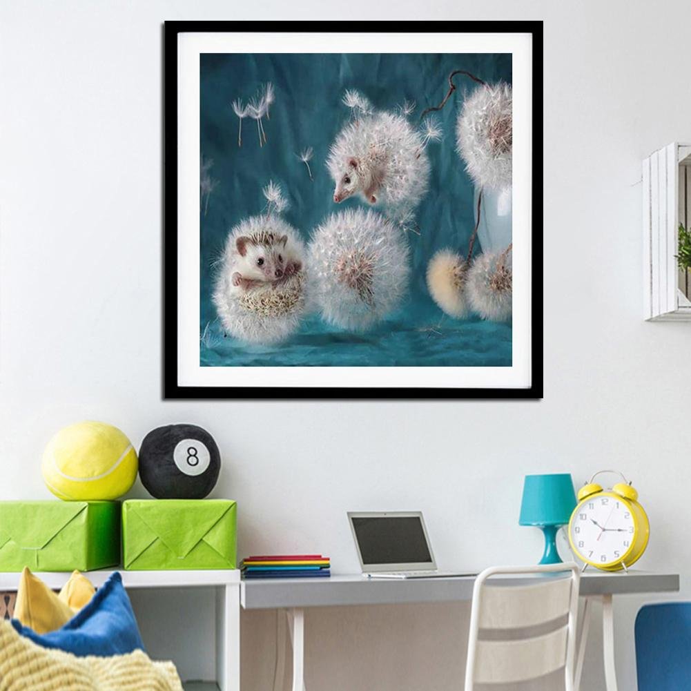 Diamond Painting - Full Round - Dandelion Hedgehog