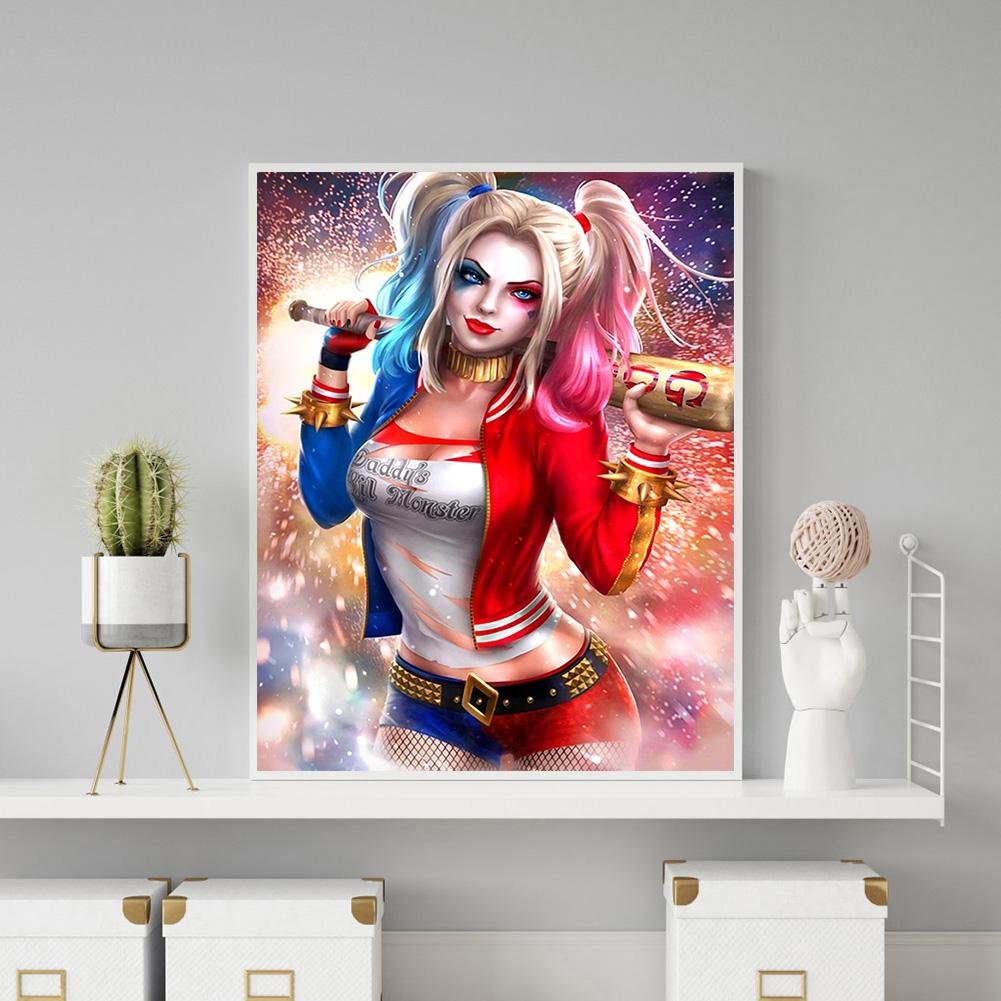 Diamond Painting - Full Round - Harley Quinn