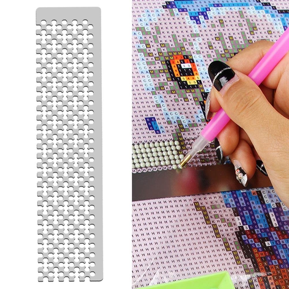 Ferramenta de pintura de diamante faça você mesmo régua de broca quadrada redonda
