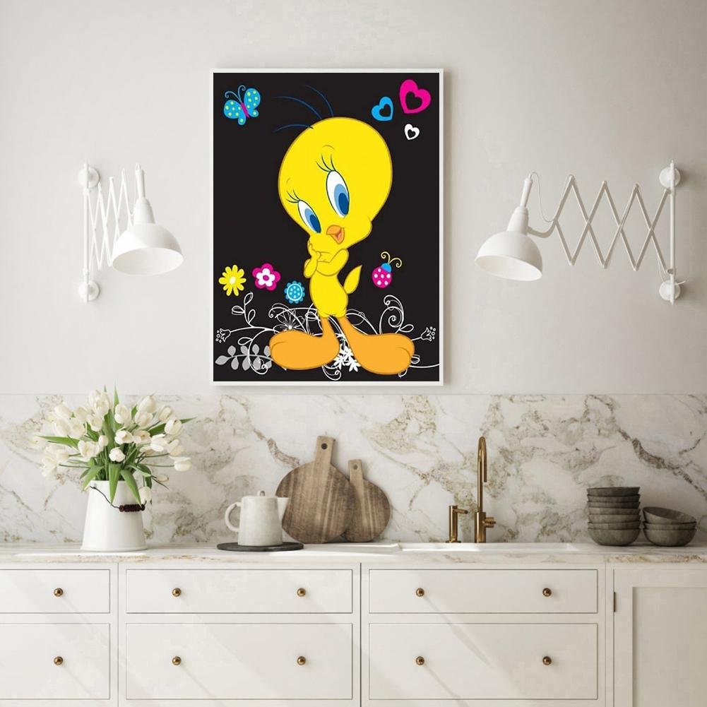 Diamond Painting - Full Round - Tweety Bird