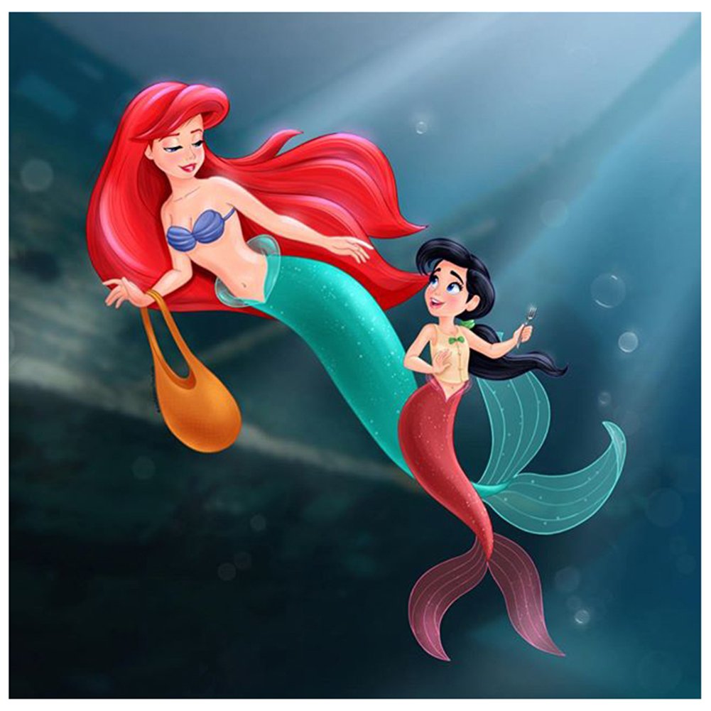 DIY Mermaid Full Mosaic embroidery kits
