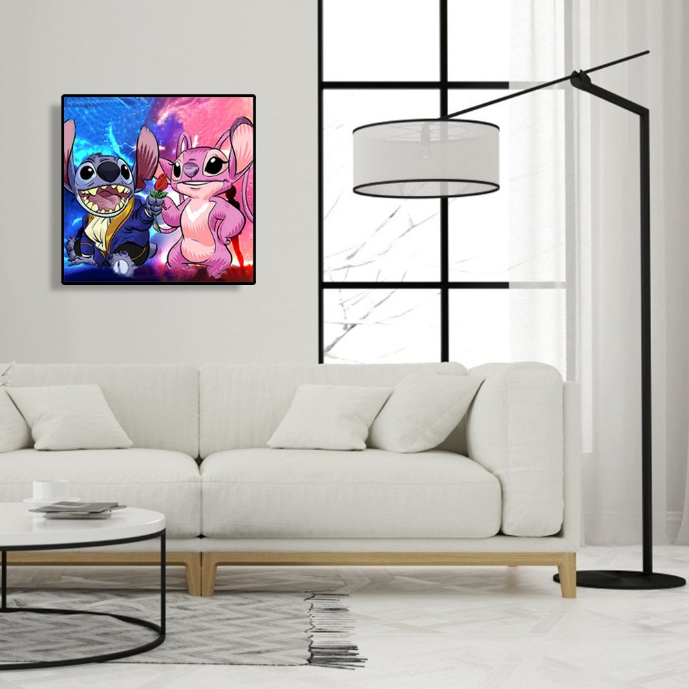 Lilo And Stitch 5D Full Rhinestone Mosaic Craft