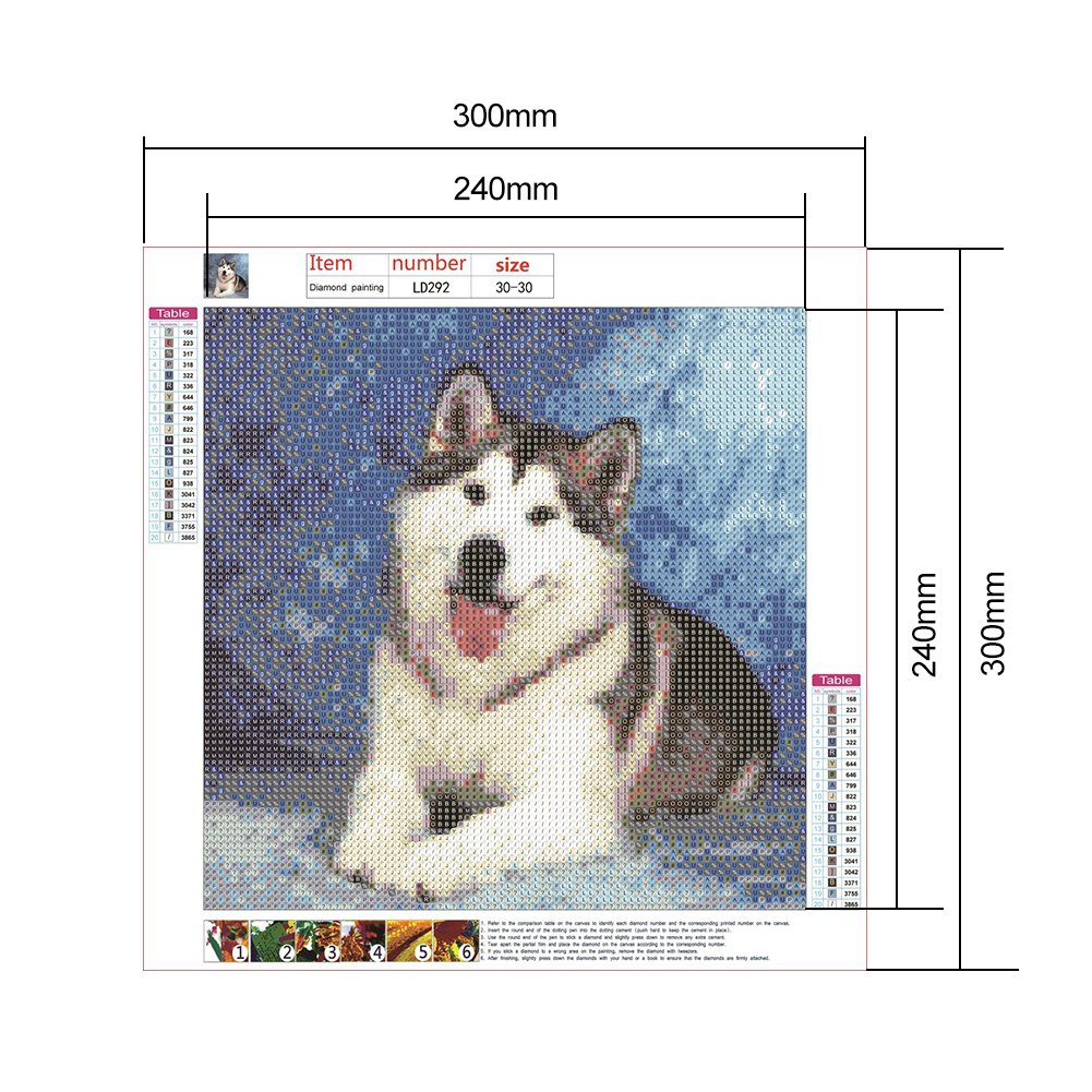 Diamond Painting - Full Round - Dog 5