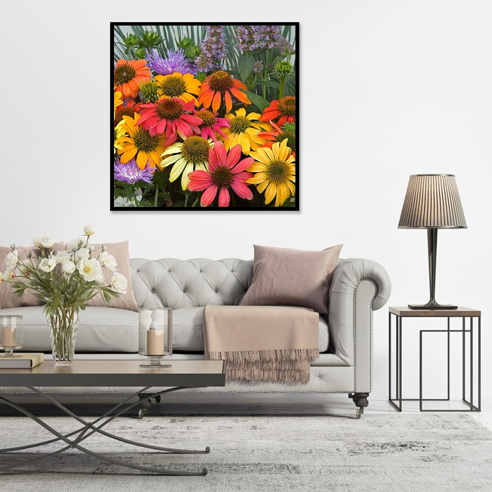 Diamond Painting - Full Round - Flowers D