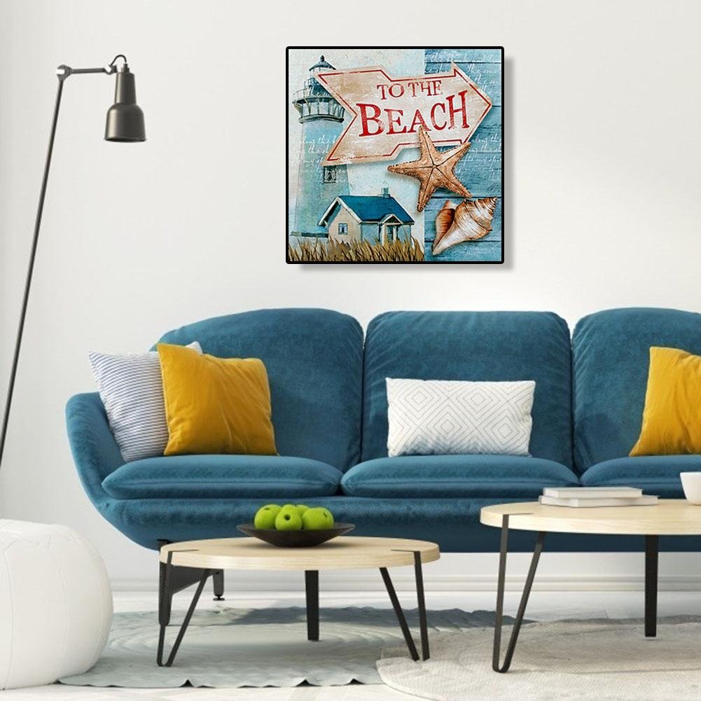 Diamond Painting - Full Round - To The Beach