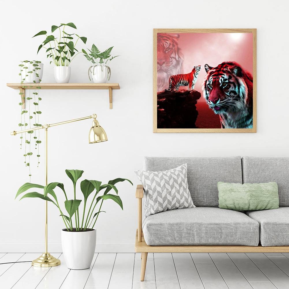 Diamond Painting - Full Round - Tiger G
