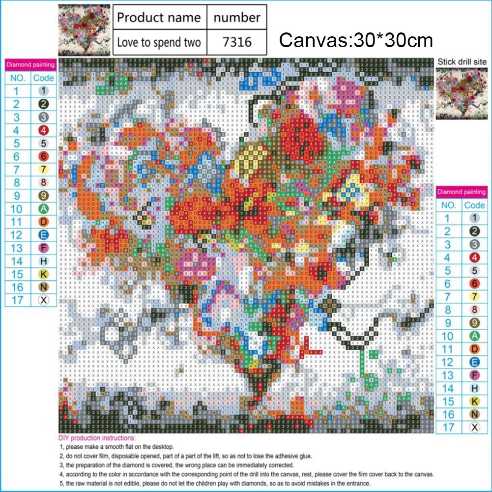 Diamond Painting - Full Round - Love to Spend Two