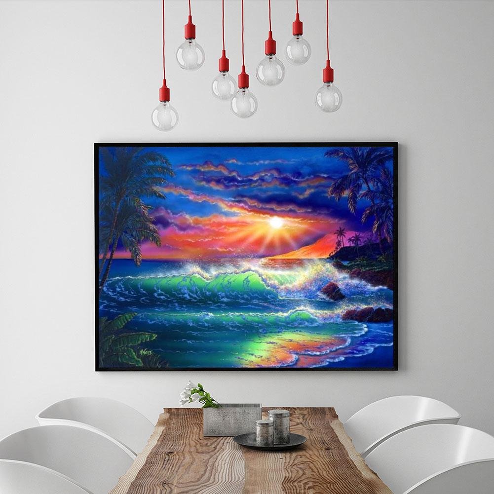 Paint By Number - Oil Painting - Seascape (40*50cm)