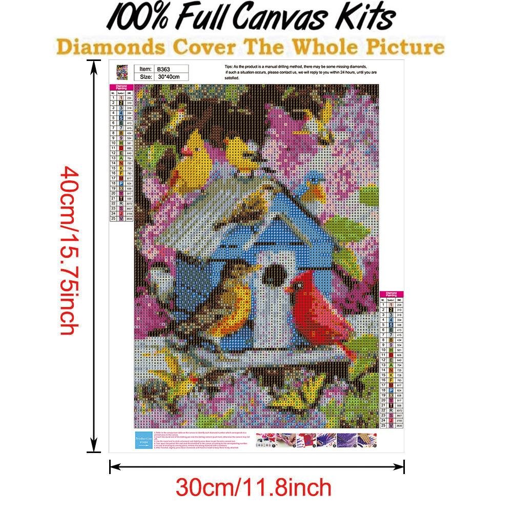 Diamond Painting - Full Round - Bird Nestle