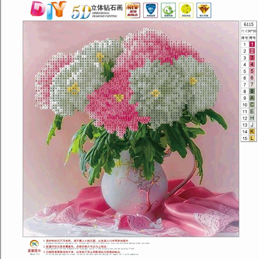 Diamond Painting - Partial Round - Flower C