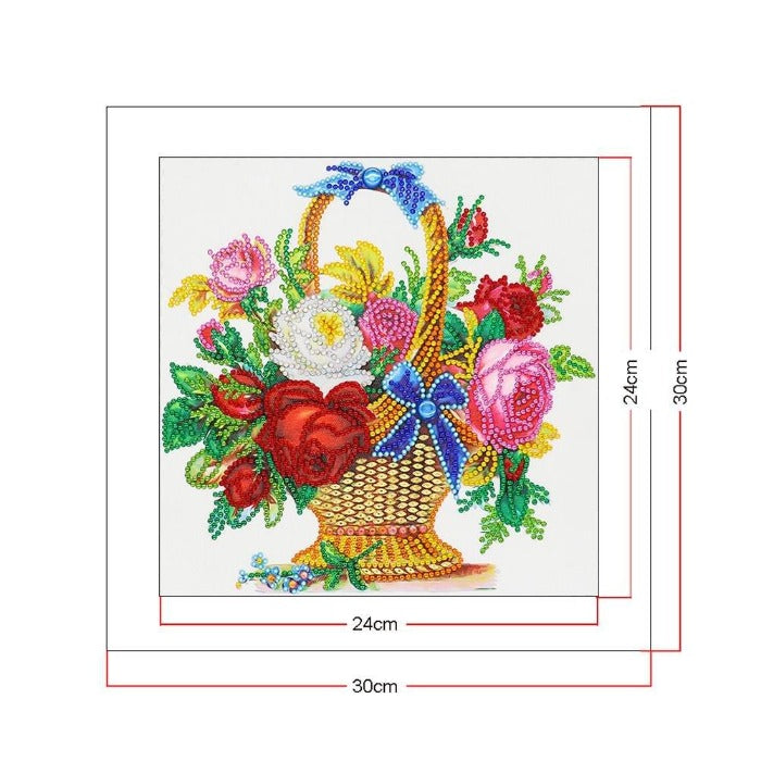 Diamond Painting - Crystal Rhinestone - Flower Basket【diamondpaintingsart】