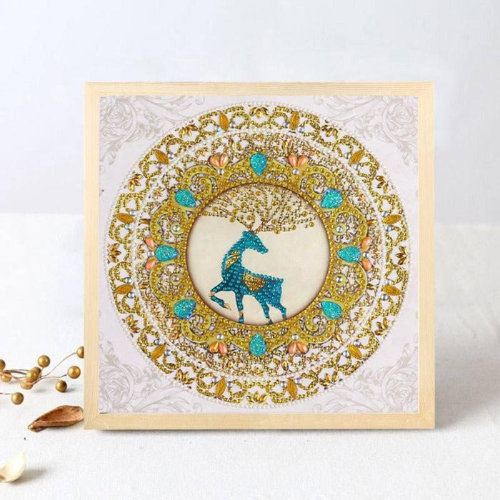 Mandala Horse Crystal Rhinestone Beads embroidery kits