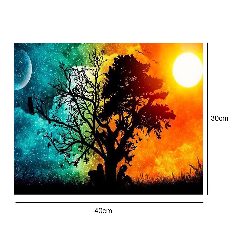 Paint By Number - Oil Painting - Tree (40*30cm)