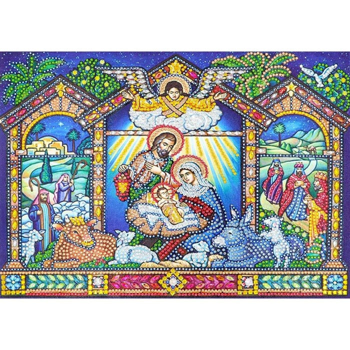 Religion DIY diamond painting Crystal Rhinestone Include Diamond Painting Tool