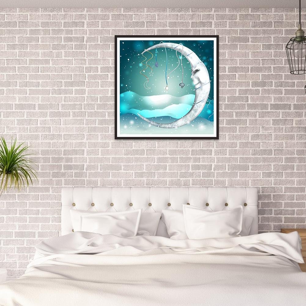 Diamond Painting - Full Round - Smile Moon