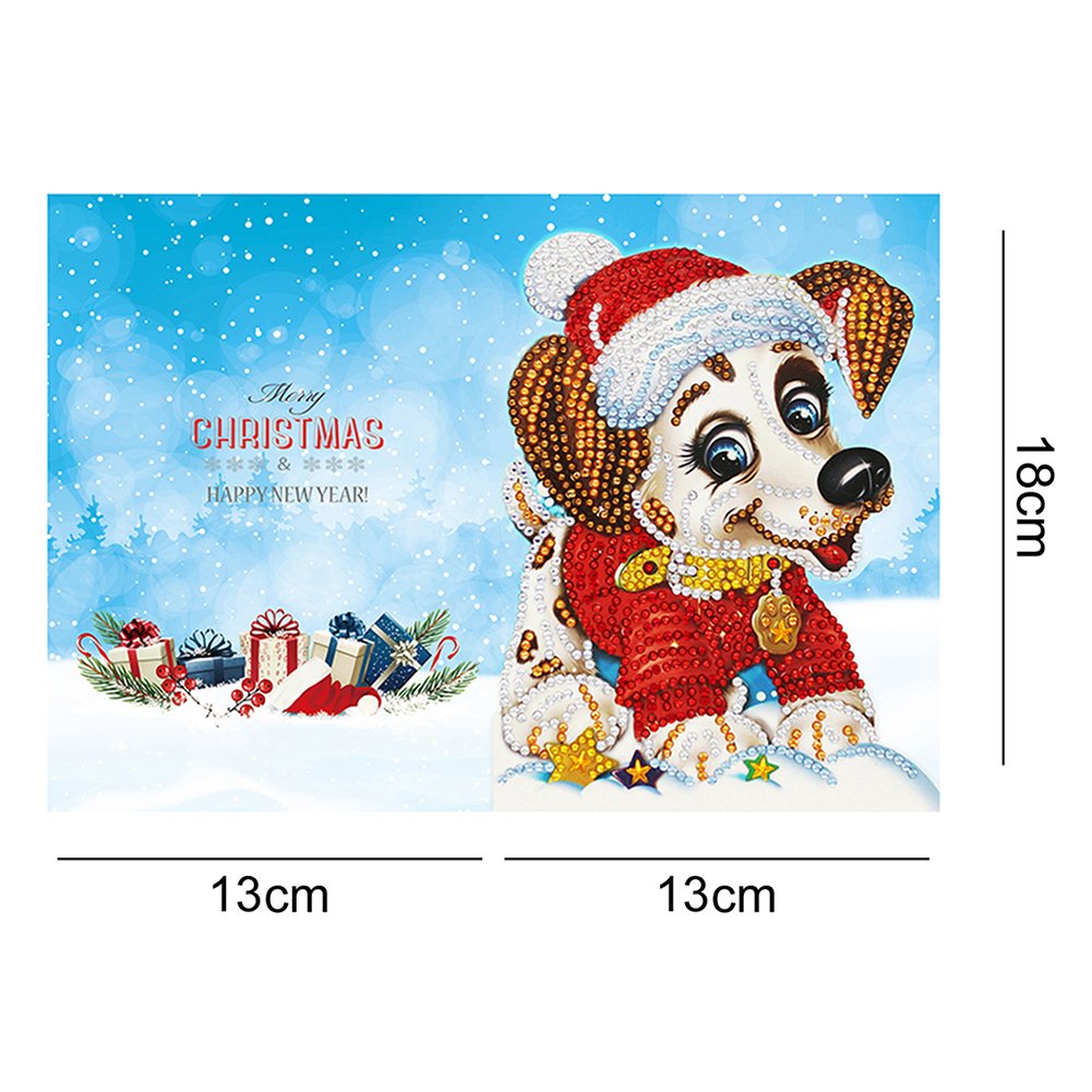 DIY Diamond Painting Greeting Card - Dog B