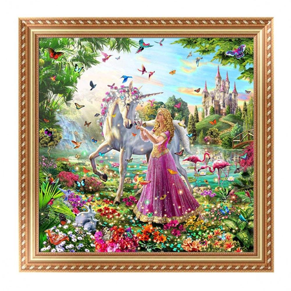 Diamond Painting - Full Round - Colorful Fairy World